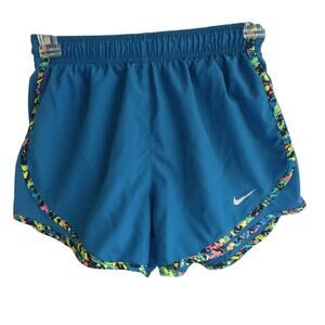 Women’s Nike Tempo Dri Fit Blue Lined Running Shorts Size XS
